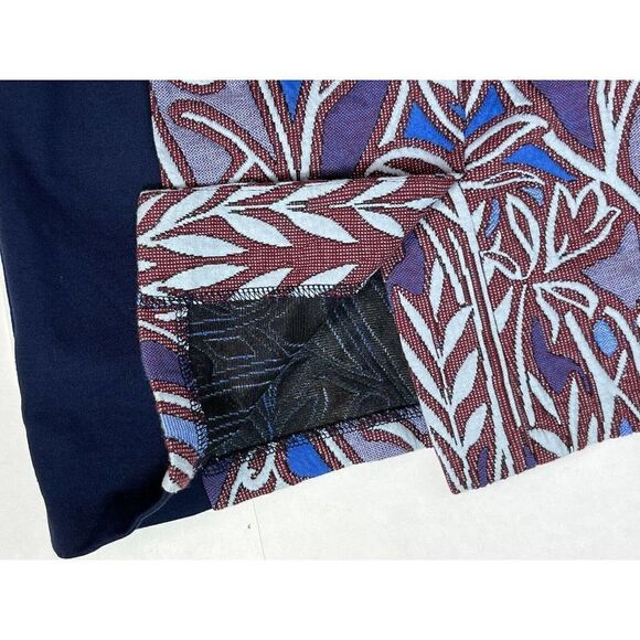 Anthropologie HD in Paris Blue Cleo Jacquard Sheath Knit Panel Dress Sz Small - Picture 11 of 14